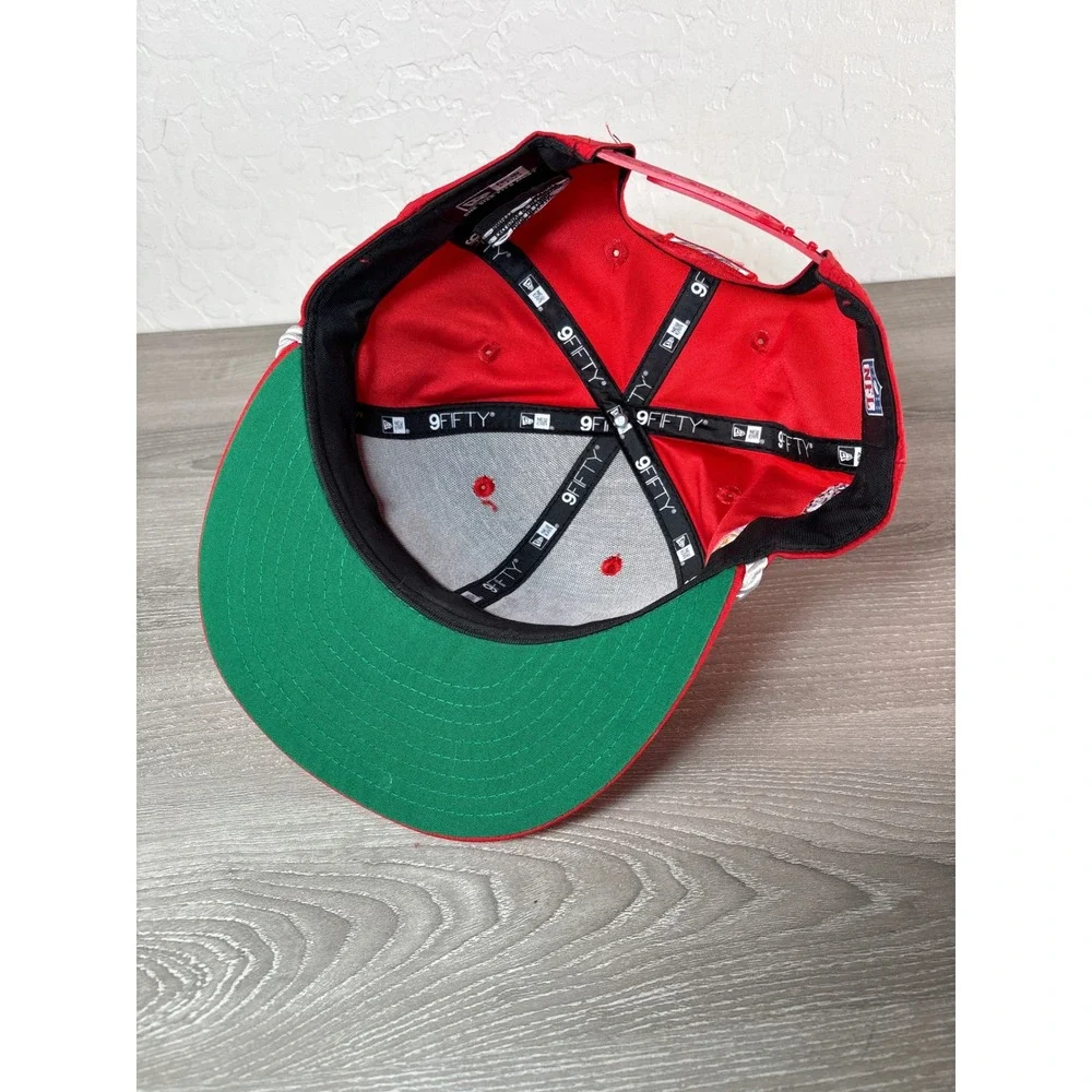 Kansas City Chiefs NFL 100th Anniversary Snapback Hat New Era 9FIFTY‎ Red Gold